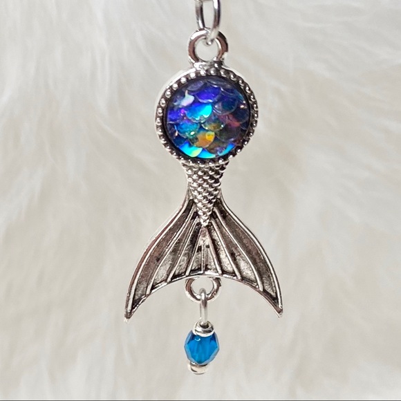 Jewelry - Handmade mermaid tail earrings